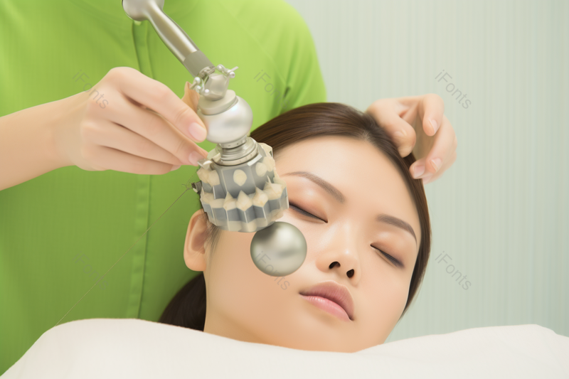 中国医生医美做脸美容院美容师,高清,摄影图,摄影图片,图片大全,摄影图免费下载